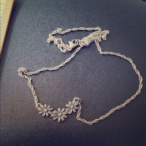 James Avery Sterling Silver Flower Necklace